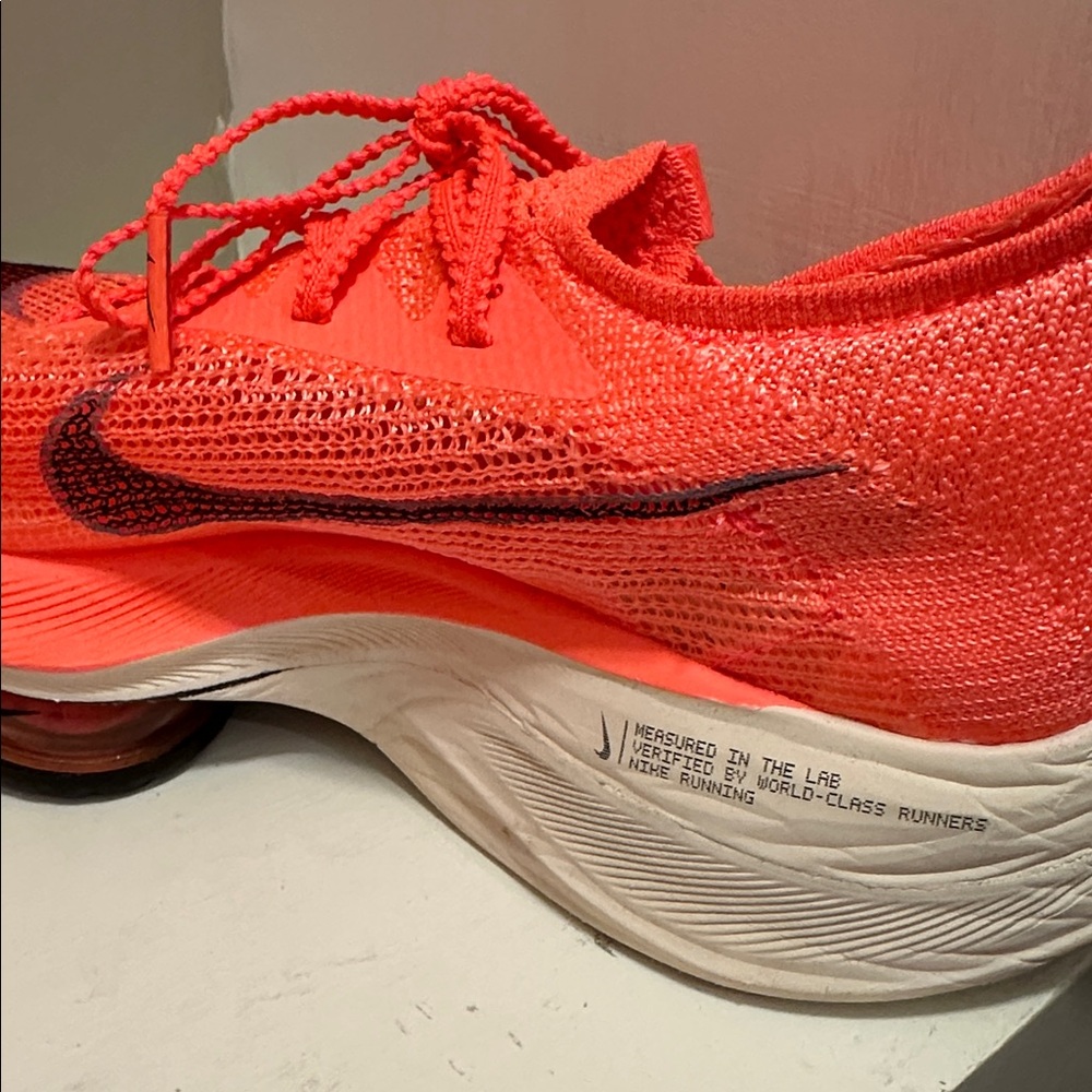 Nike Air Zoom Alphafly Next Bright Orange Sneakers - Picture 8 of 11